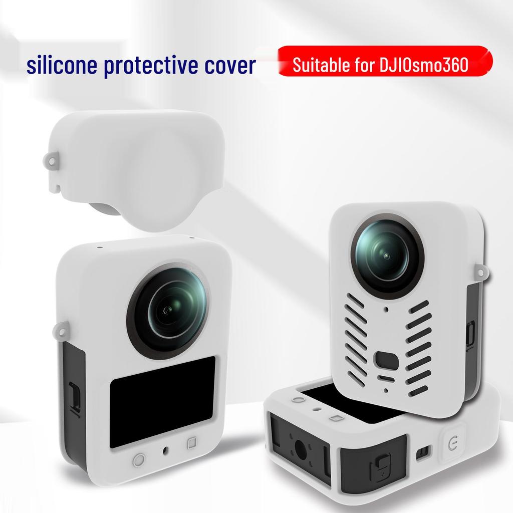 Osmo 360 Silikon-Körperhülle & Displayschutz für DJI Action Kamera - Kratzfeste Schutzhülle