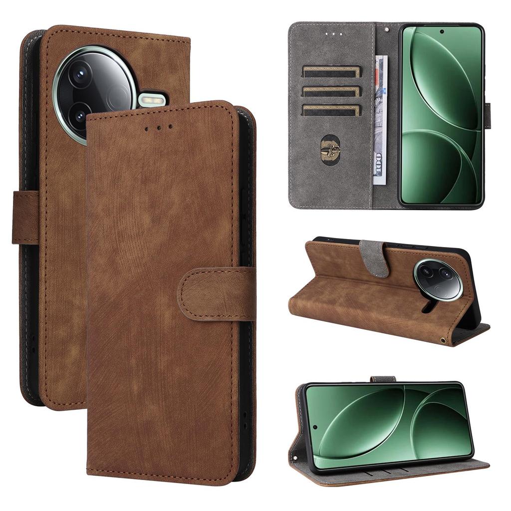 Flip Cover for Xiaomi Poco F7 Ultra PU Leather Full-Body Protection [RFID Blocking] Phone Case