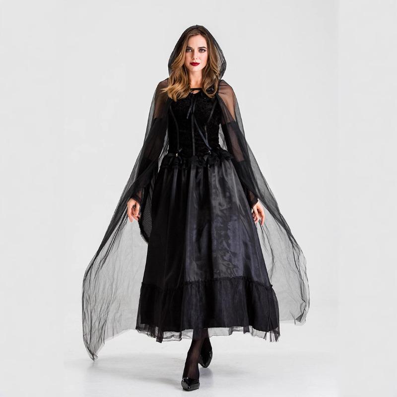 Halloween Carnival Party Dark Vampire Witch Castle Witch, Cinematography Show Costume