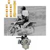 YAMAKATO Aftermarket Carburetor Jet Kit for Predator 212 cc Hemi or Non Hemi 032 033 034 035 036 037 038 and 140 E-Tube, Also for 196cc GX160