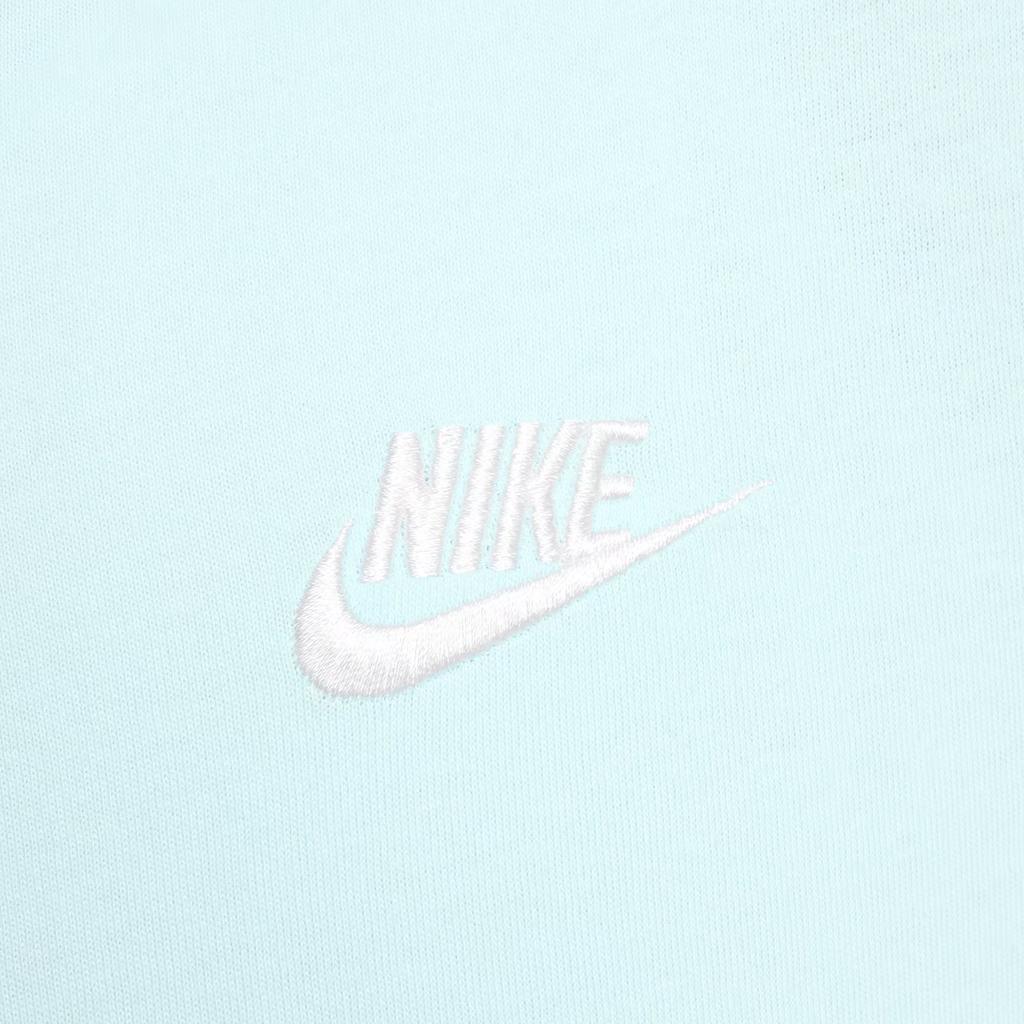 Nike Sportswear T-Shirt Fashion Trend Versatile Comfortable Short Sleeve Kids Tops Light-Blue FZ5177-474