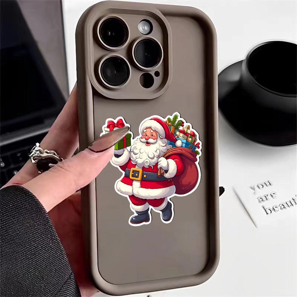 Ae120 Merry Christmas Santa Design Phone Cases for Xiaomi 14T 12 11 Lite 5G NE Redmi 13 14C 9C 9A A3 Note 12 Pro 11s Angel Eye Ladder Protective Cover
