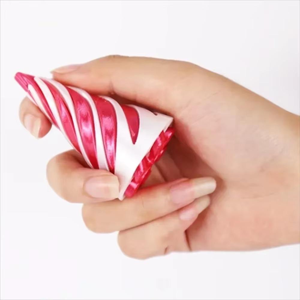 2025 3D Printed Spiral Cone Toy Impossible Pyramid Passthrough Sculpture Pass Through Pyramid Toy Mini Vortex Thread Illusion