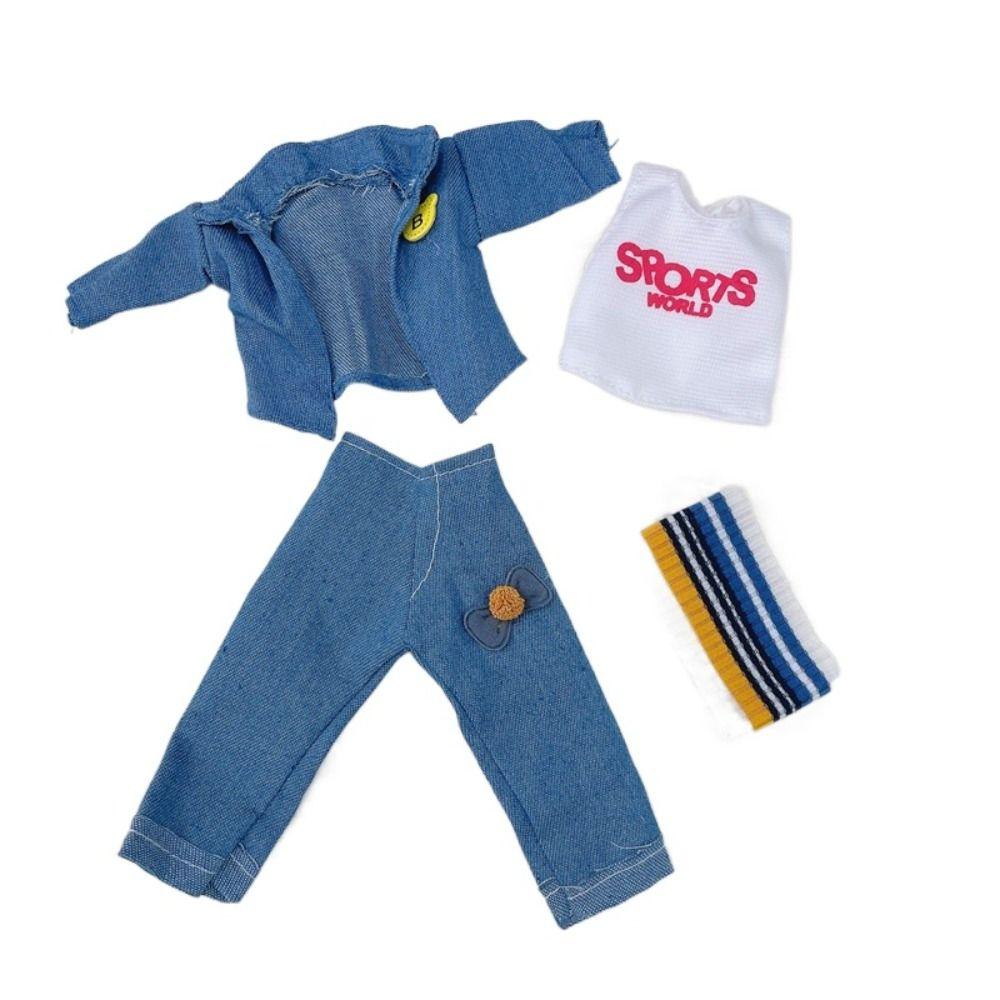 Haine de păpușă casual de 30 cm, accesorii frumoase pentru păpuși, jucărie cadou pentru fete la modă