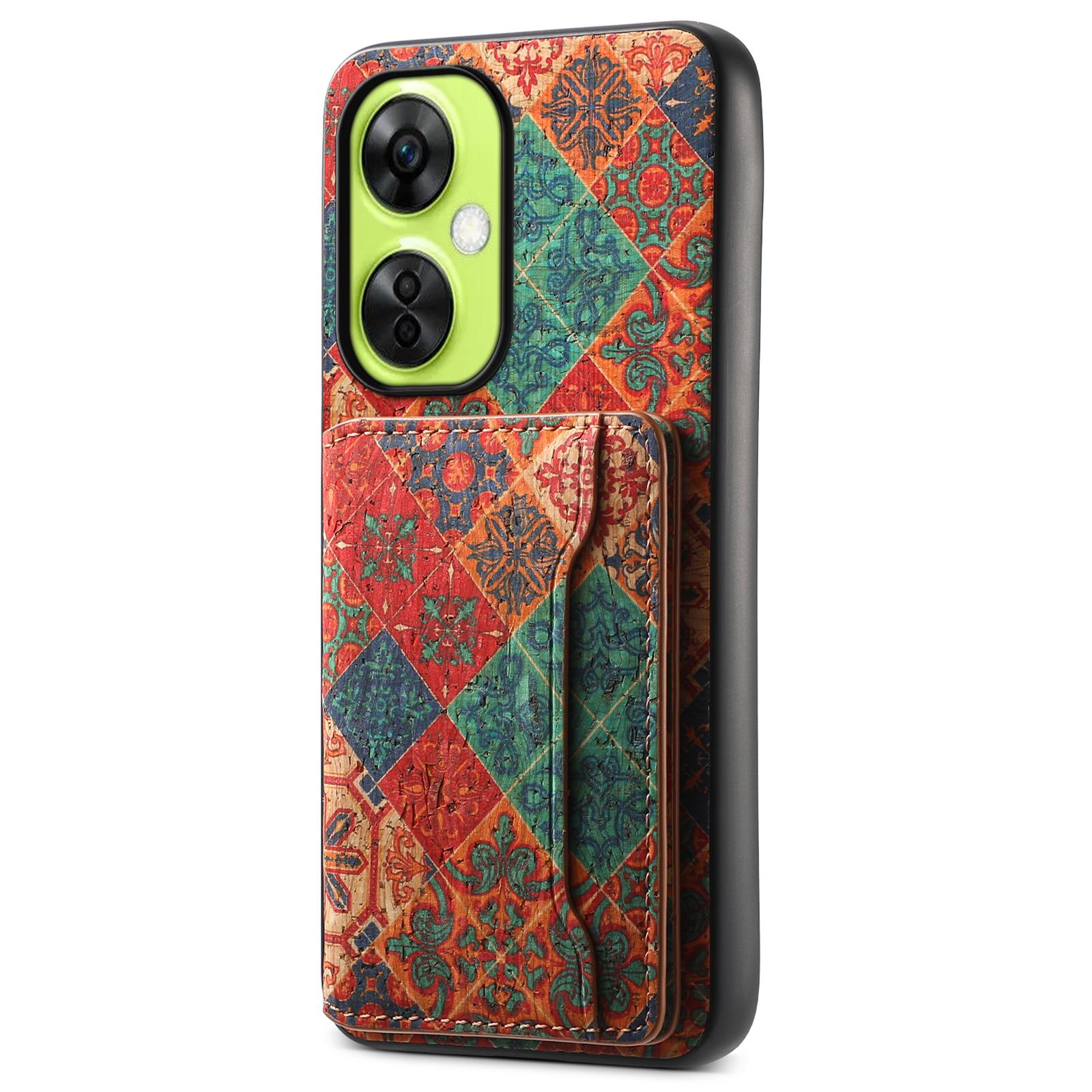 

For OnePlus Nord CE 3 Lite 5G/N30 5G Kickstand Case Card Slot PU+TPU+PC Phone Shell Winter/Blue