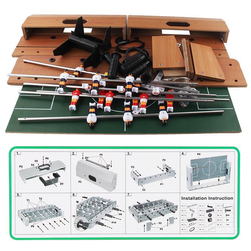 628 Football Table 69Cm Six Pole Football Machine Children'S Table Games Football Table Football Toys