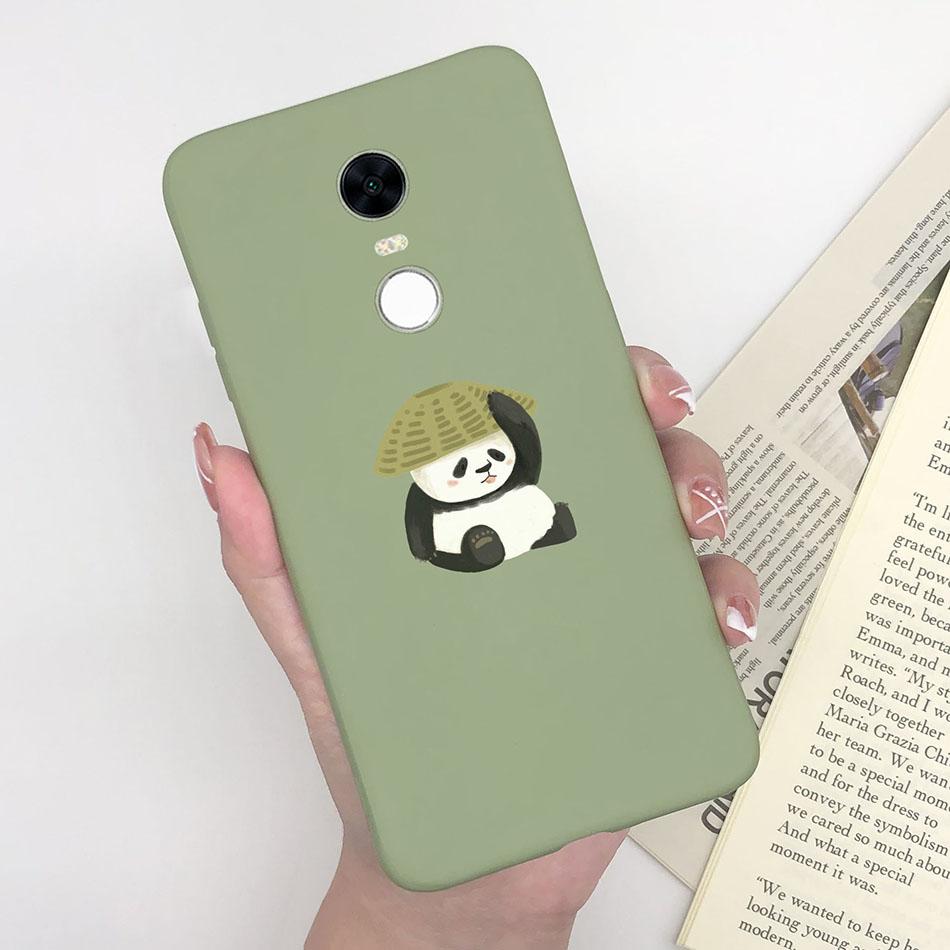 Cute Cartoon Case For Xiaomi Redmi 5 Plus Case Soft Painted Matte Silicone Back Cover For Redmi5 Plus Redmi 5+ Phone Cases Funda