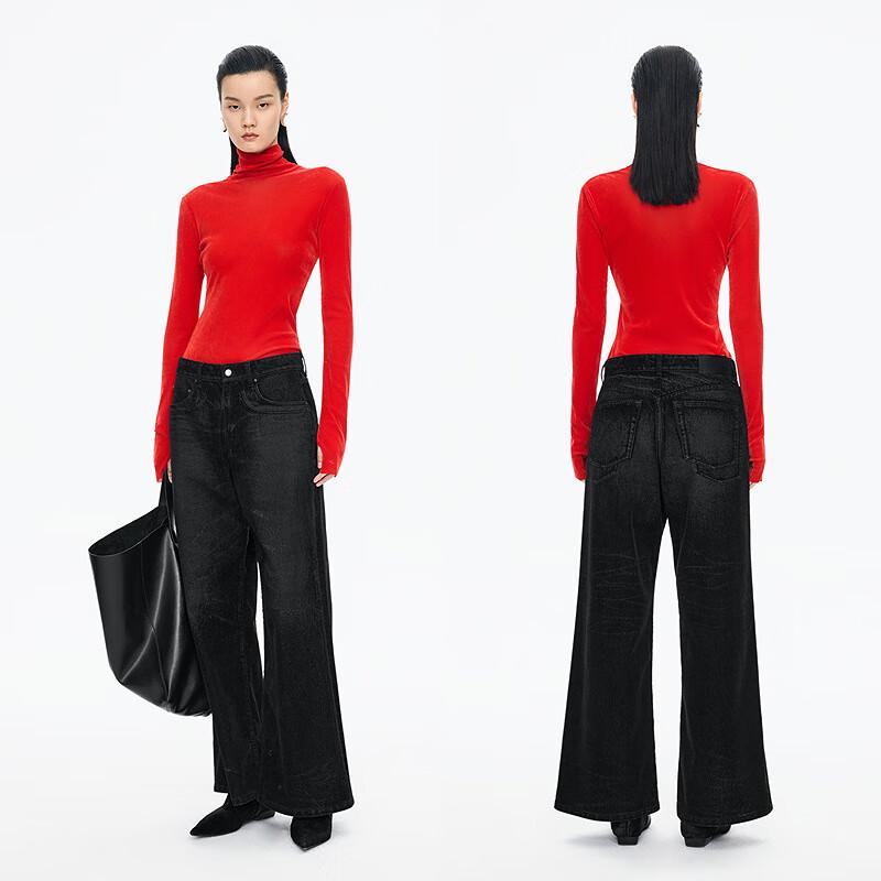 JNBY 2025 Winter Wide-Leg Jeans