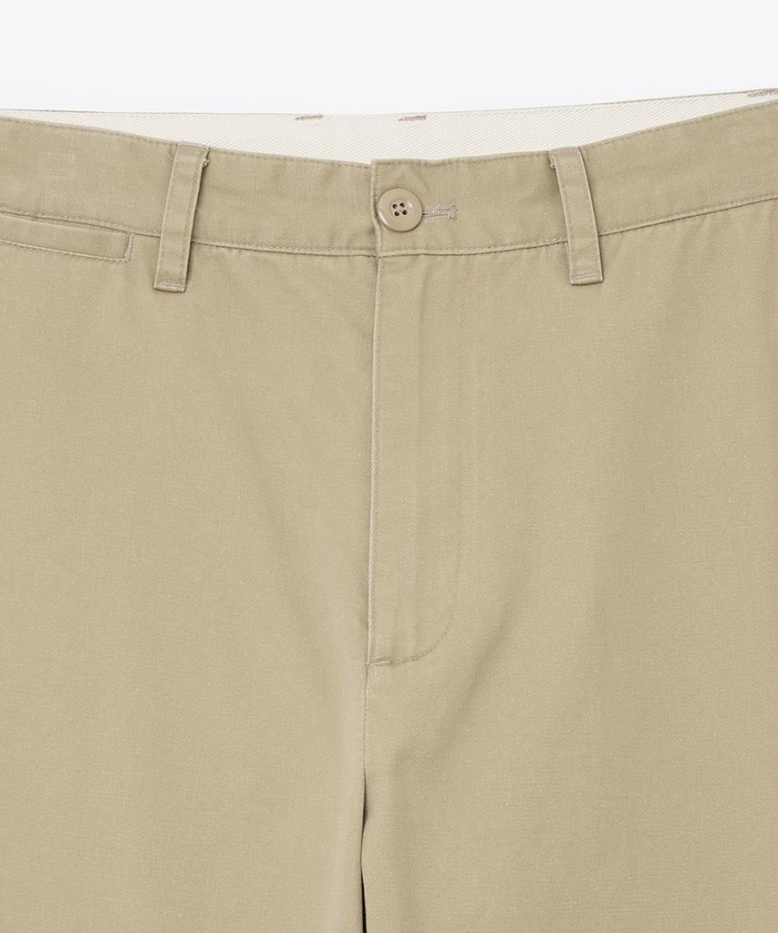 UNIFORM BRIDGE Basic Cotton Chino Pants Beige
