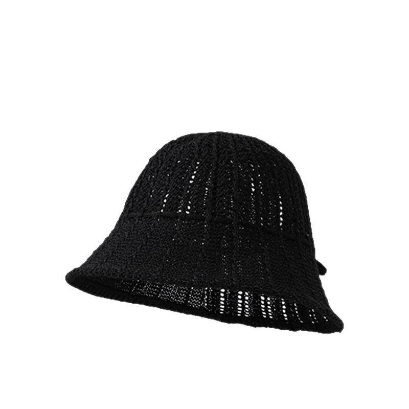 Summer Hat Women's Spring and Autumn Sunshade Sunscreen Hat Sun Hat Fashion Knitted Bucket Hat