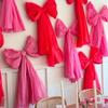 Large Plastic Bowknot Decoration For Wedding And Party Easy To Hanging Perfect For Background Decorations.