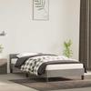 VidaXL Bed Frames with Headboard Slat Base Upholstered Bed Slat Frame Single Bed Adult Bedroom Interior Grey 347543