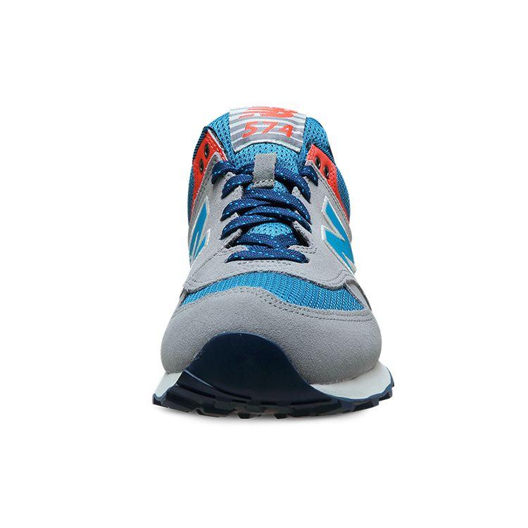 New Balance 574 Gray Blue Red Men ML574SOE