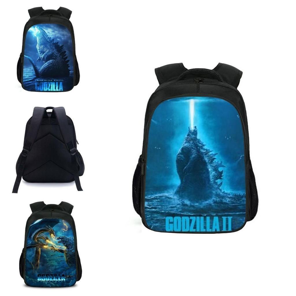 Spacious Godzilla King Of The Monsters Backpack For School Students And Kids