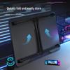 Compact Foldable Bedside Laptop Desk for Dorms - E-Sports Style Carbon Fiber Study Table