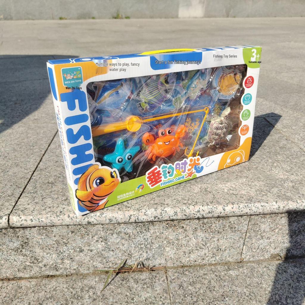 Children's Magnetic Fishing Game: Educational Ocean Simulation Toy