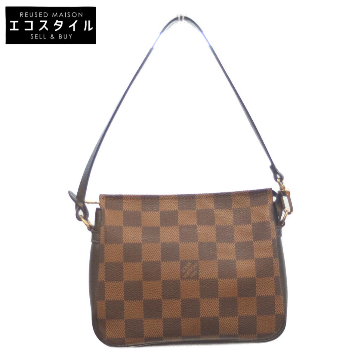 

LOUIS VUITTON 2000 N51982 Damier Truth Makeup Handbag BrownUsed