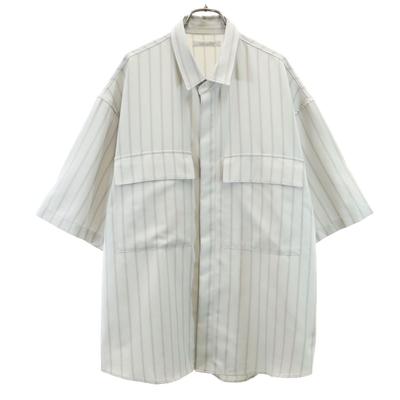 JOURNAL STANDARD Striped Pattern Short Sleeve Shirt L Special Wing Men's Used