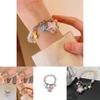 Lightweight Luxury Colorful Star Bracelet Handmade Resin Sweet Chic Dopamine Design For Women