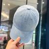 Hip Hop Denim Baseball Cap For Women Men Solid Color Snapback Adjustable Sunshade Hat JK Solid Y2K Korean Girl Dad Trucker Caps KTY