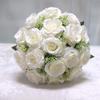 Realistic Multicolor Rose Bouquet Romantics Bridesmaids Flower Arrangement for Wedding Ceremony