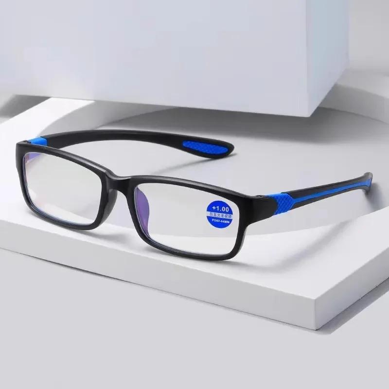 3PCS Neutral Fashion Presbyopia Glasses Classic Full Frame Anti Blue Light HD Reading Glasses TO +4 0