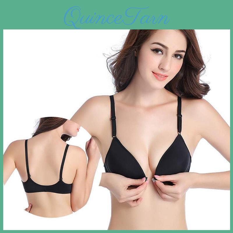 Front Underwear Seamless Womens Sexy Buckle Beautiful Back Bra Without Steel Ring Solid Color Simple Casual Style