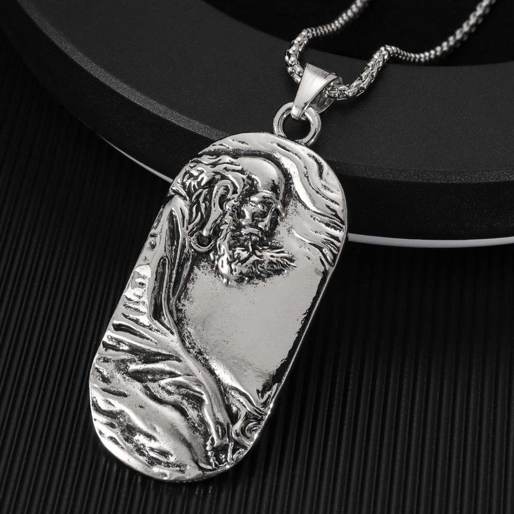 New Old Man Retro Men's Pendant Necklace