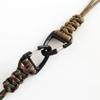 Triangle Buckle Paracord Keychain Anti-lost Parachute Cord Carabiner  Camping