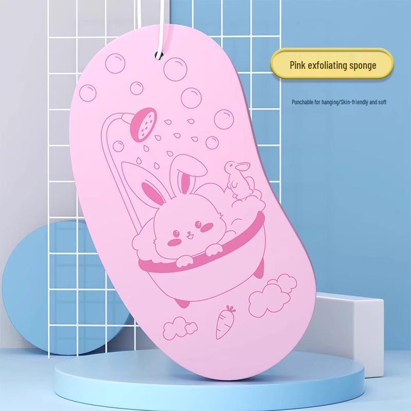 Kinder- & Damen Peelinghandtuch - Schmerzloser Entferner abgestorbener Haut zum Baden & Rückenwaschen