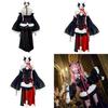 Elegantes Seraph Of The End Krul Tepes Vampir Cosplay Kostüm Kleid in Schwarz
