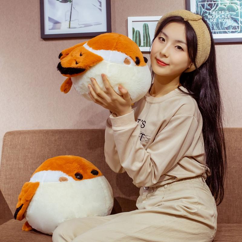 30cm/40cm Lifelike Animal Sparrow Bird Plush Toys Stuffed Titmouse Dolls Pillow Kid Children Baby Toys Boys Girls Birthday Gift