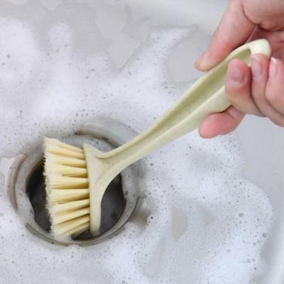 Long-handled Scrub Brush for Cleaning Sinks, Kitchens, and Bathrooms