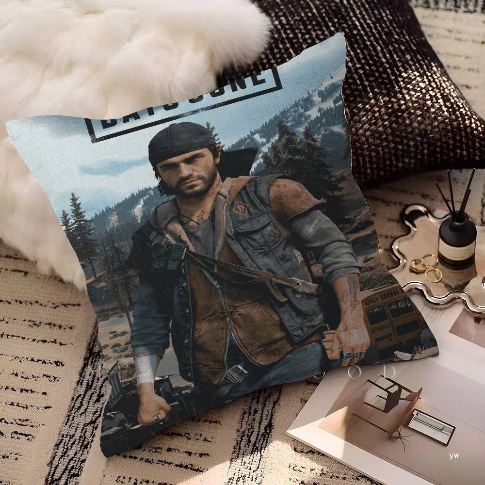

Video Games Days Gone Cushion Cover Polyester Sofa Cushions Decorative Throw Pillows Home Decoration Pillowcover 12x12Inch