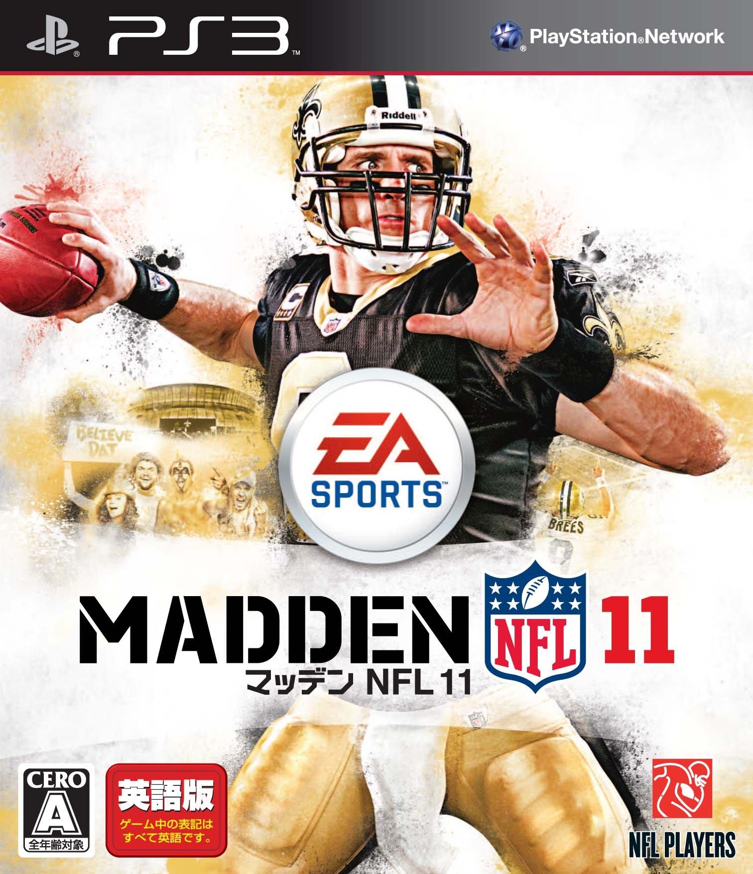 

Madden NFL 11 version with Japanese PS3 (English manual) -