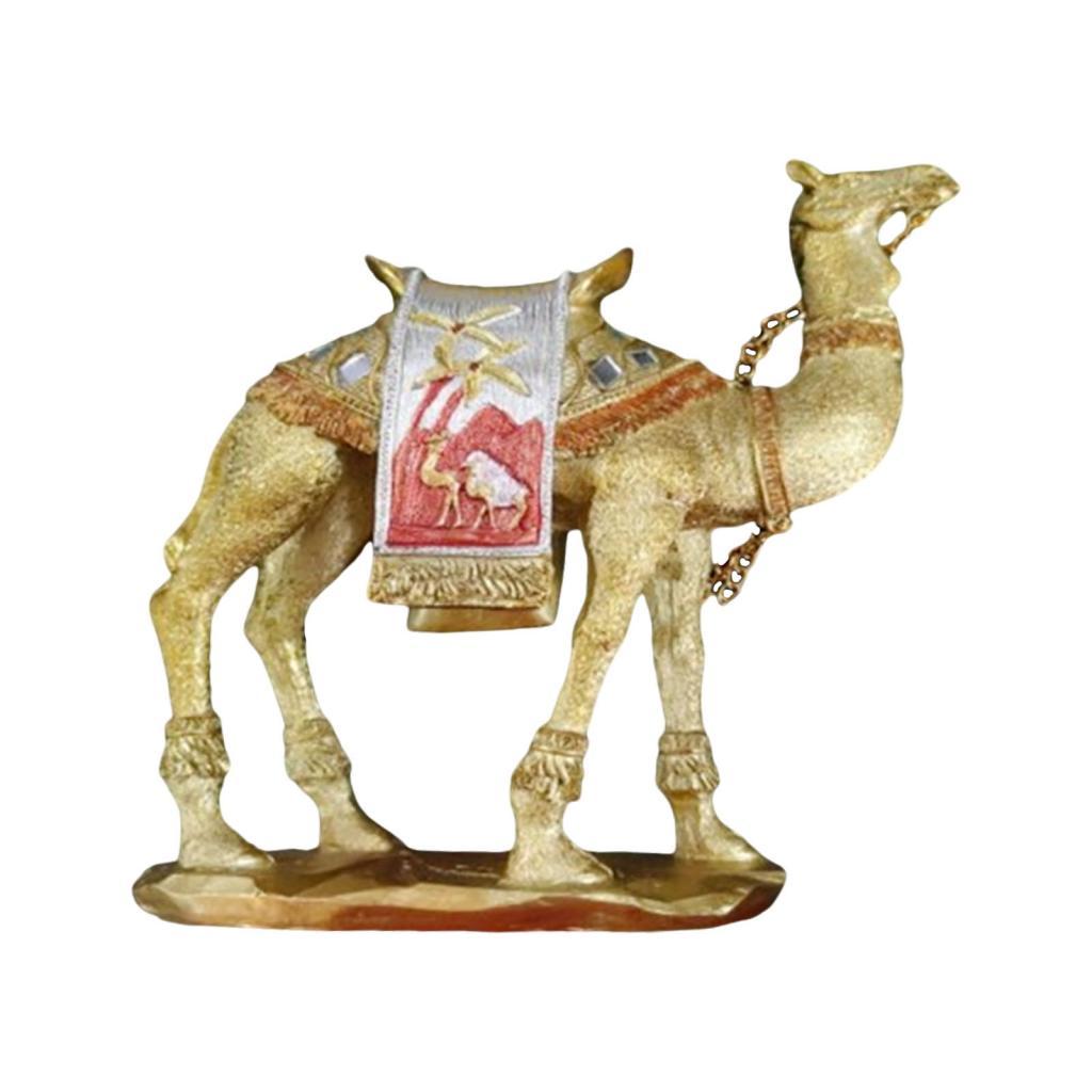 Camel Figurine, Animal Statue Collectible Modern Desktop Ornament, Camel Sculpture for Shelf Entrance Home Decor Gift