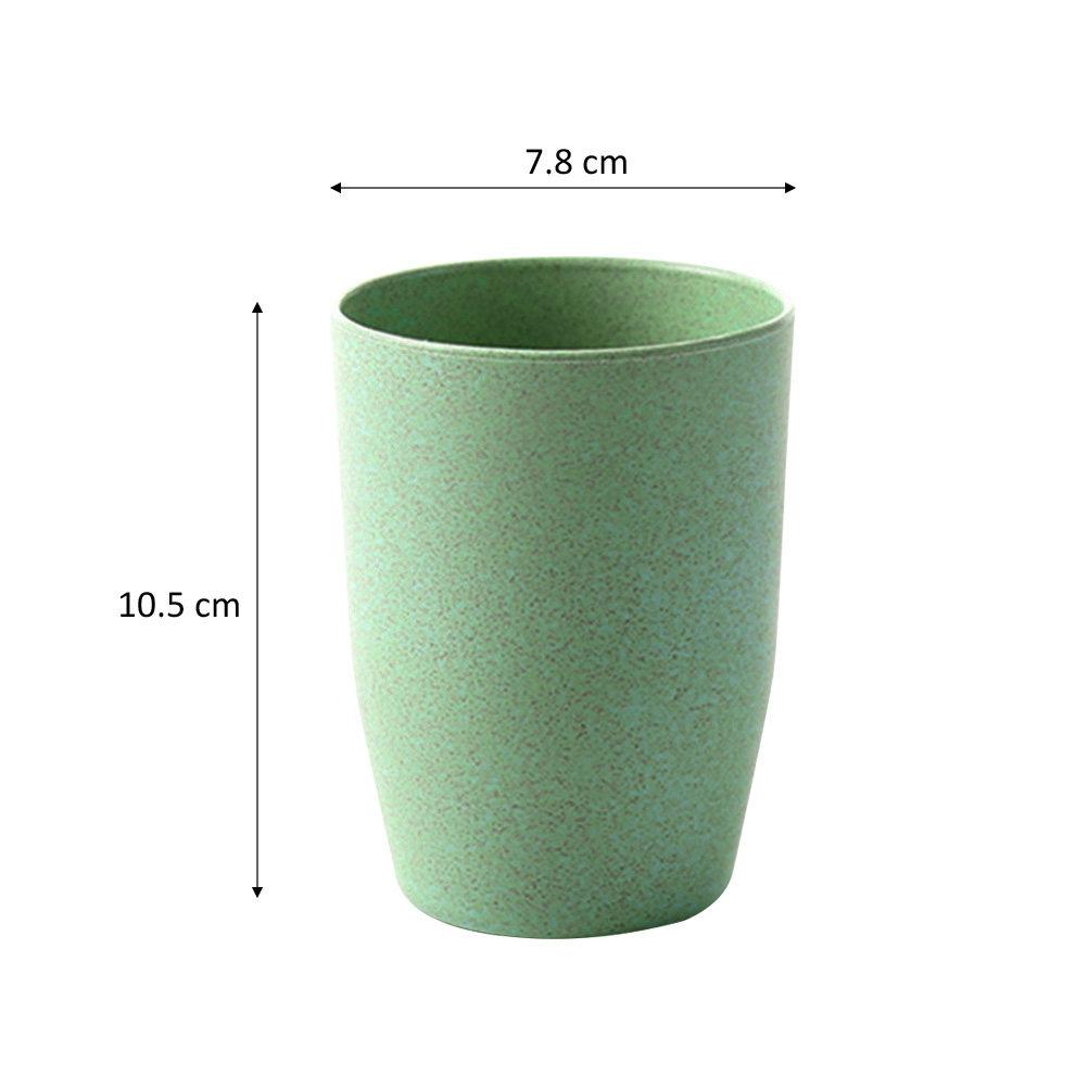 

Northern Europe Beige Wheat Stem Tooth Cup Bathroom Mouthwash Mug Round Easy Clean Lightweight Stackable Eco Friendly Rinsing