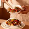 Xinrong Pure White Ceramic Household Bowl