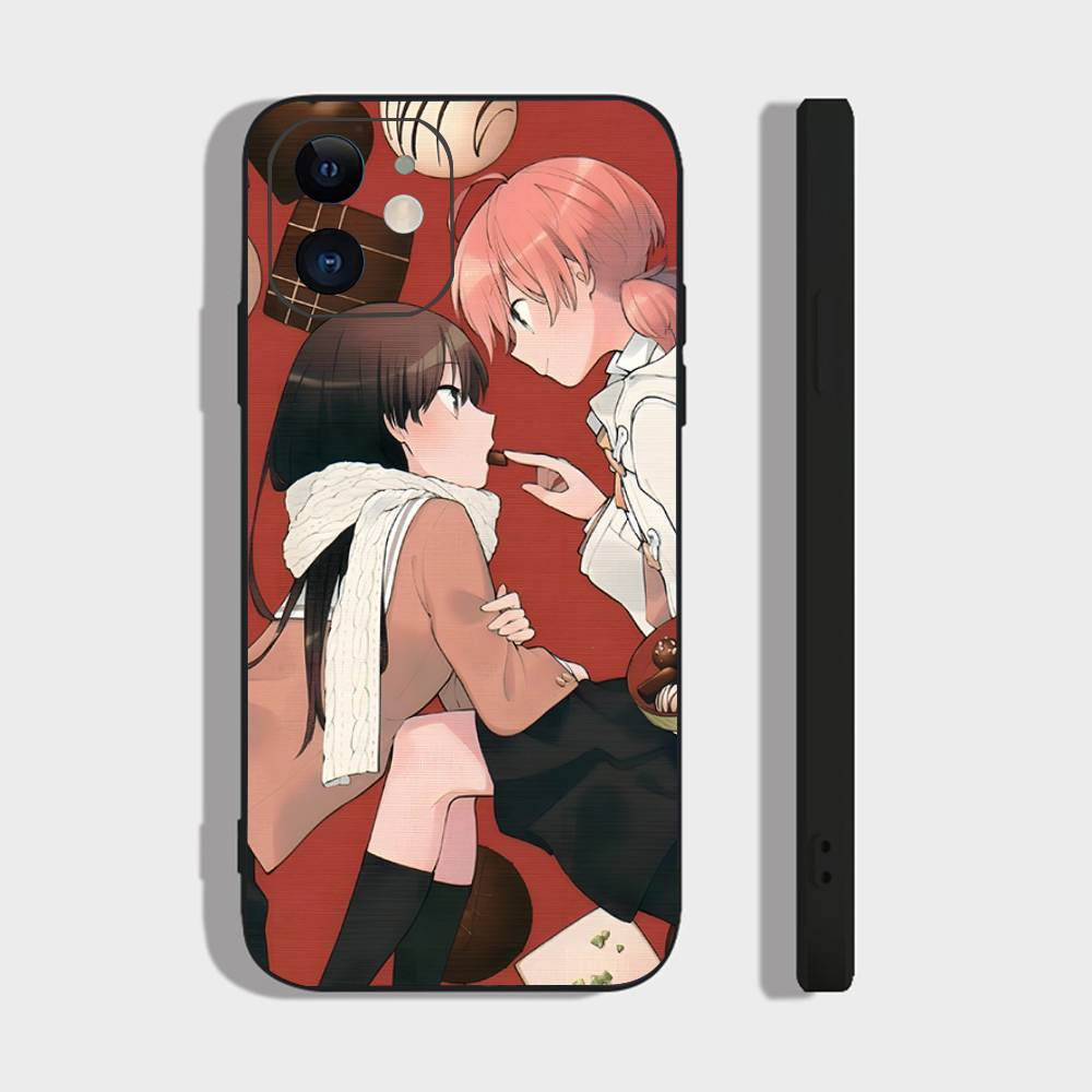 Bloom Into You Bilibili Animation Phone Case For IPhone 17 Air 16 15 14 13 Pro Max 11 12 Black Silicone Cover