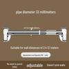 Retractable No-Drill Balcony Clothes Drying Rod, 304 Stainless Steel Hanger for Home Use
