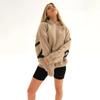 New Fashionable Printed Thickened Versatile Long-sleeved Loose Hooded Sweatshirt for Women