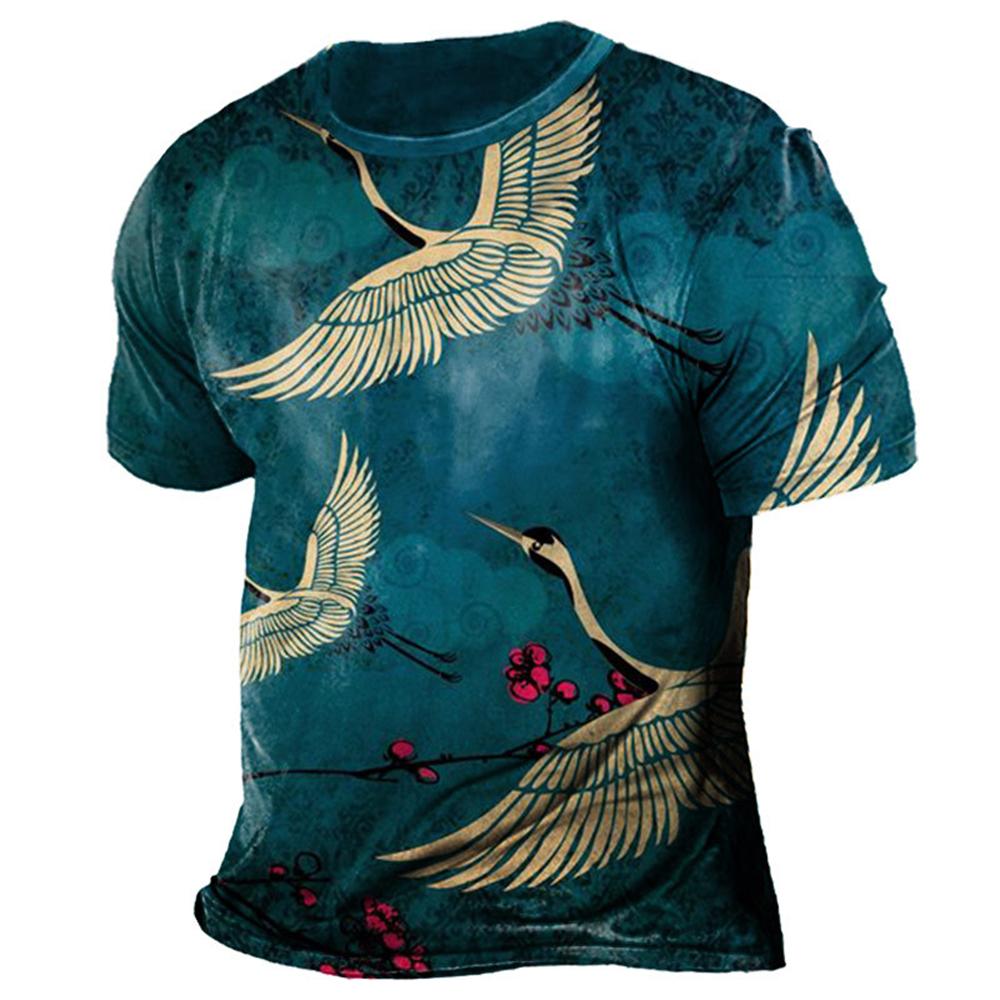 

Футболки в стиле панк с изображением черепа и растений для мужчин, 3D-принт, короткий рукав, повседневная футболка для мальчиков, свободная футболка, мужская винтажная одежда 6XL