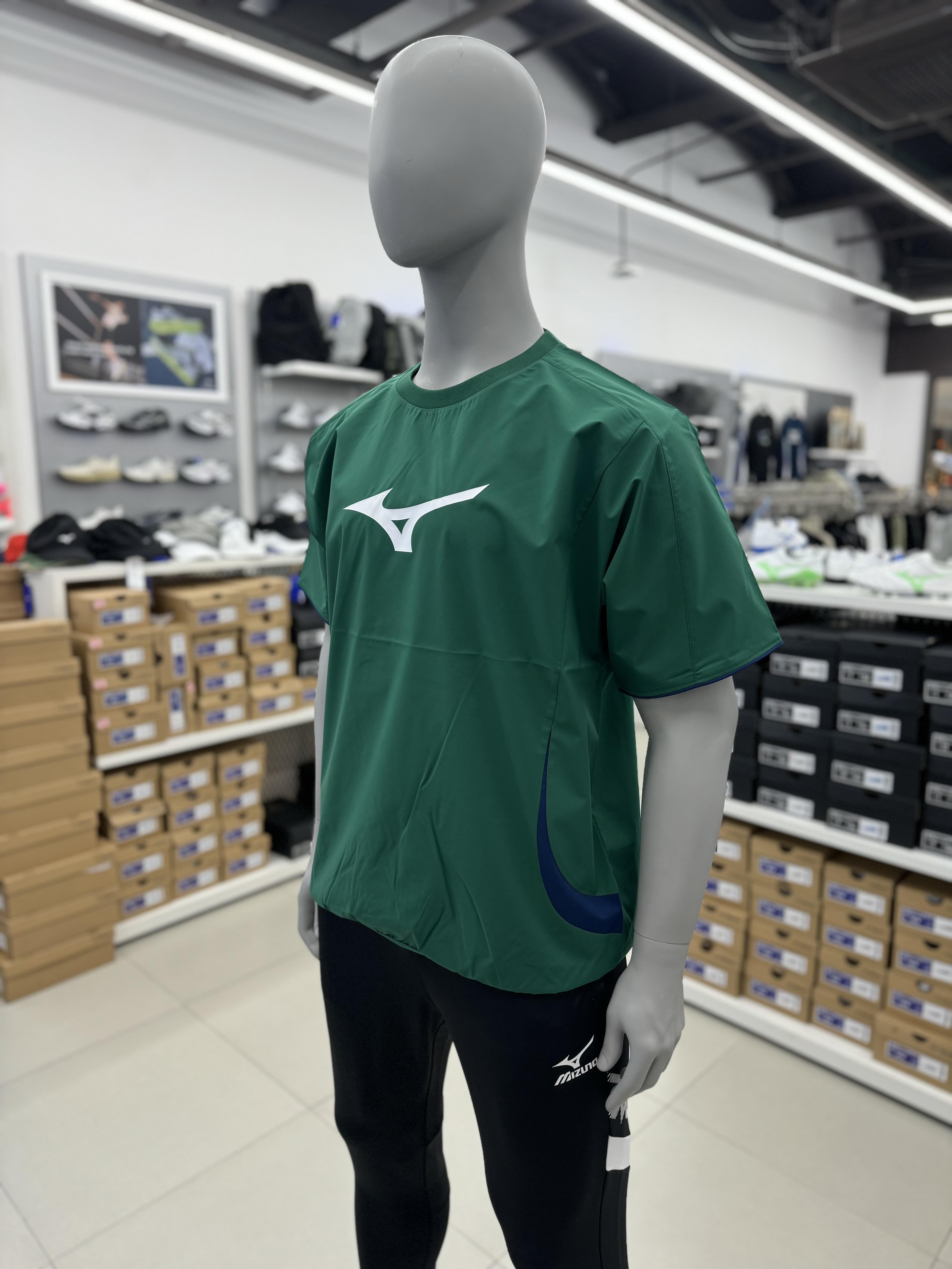 Mizuno Short Sleeve Round Neck Piste T-Shirt 32YE5B2033 XS зелёный