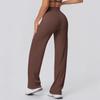 High Waist Straight Leg Yoga Pants Slim Fit Casual Trousers Women Sports Outdoor Gym
