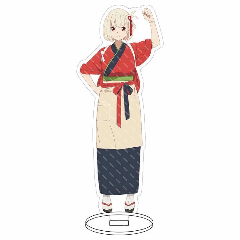 

Lycoris Recoil Standing Brand Nishiki Chikuo Well Above Takina Nakahara Miyuki Kuyu Beautiful Cute Ornament 160mm double-sided hd*3PCS