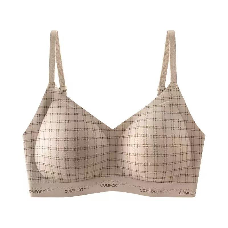 Traceless Gather 1111 New Popular Small Breasts and Thin Leopard Print Bras, Large Breasts and Small Anti-sagging Bras