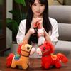 Cartoon Stuffed Animal Horse Fluffy Horse Zodiac Horse Plush Toy  Year of The Horse