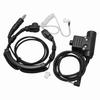 Auricolare Microfono Gola Tubo Acustico Trasparente Auricolare Walkie Talkie Cuffia con PTT U94