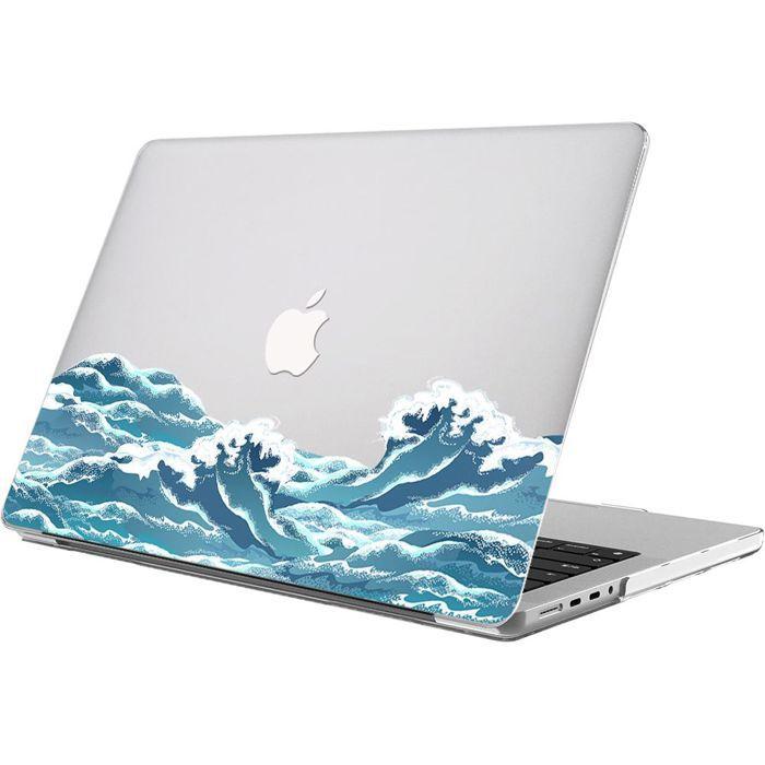 Coque de protection - MacBook - Pro 16 Pouces - Antichoc - Slim - Motif Vague