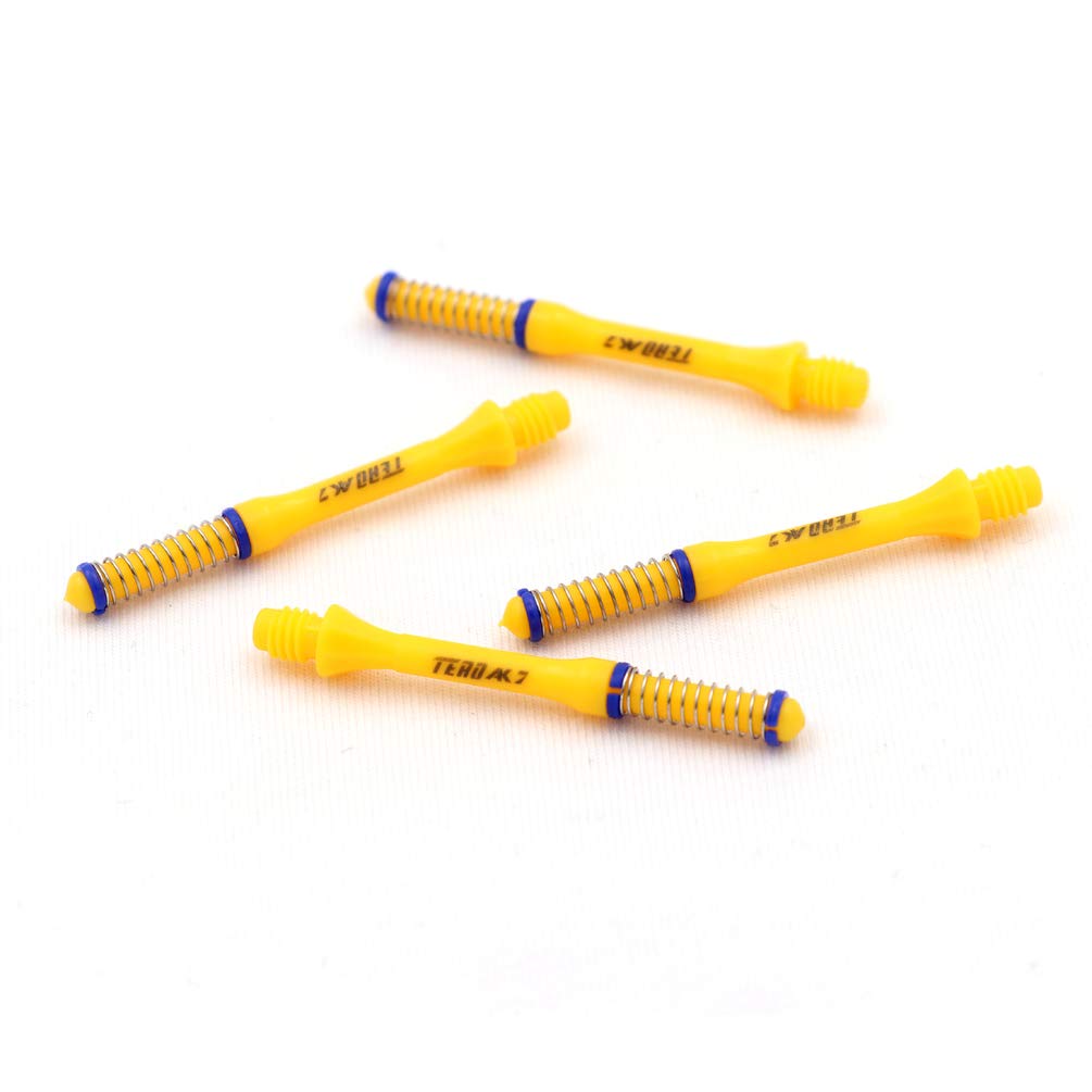 

CUESOUL TERO system AK7 telescopic integrated slim shape dart shafts, set of 4 - F44mm (CS-AK7+4XF44) жёлтый